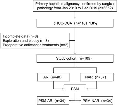 Anatomical liver resection improves surgical outcomes for combined hepatocellular-cholangiocarcinoma: A propensity score matched study